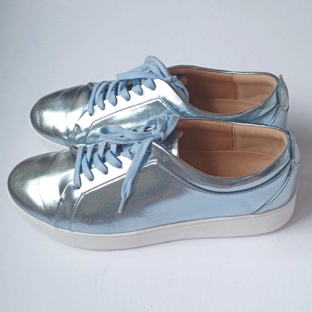 Fitflop Metallic Blue Sneakers
